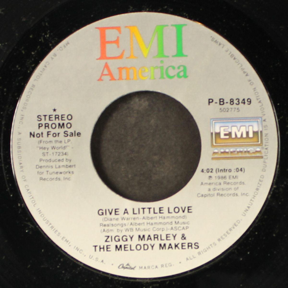 give a little love / same by ZIGGY MARLEY