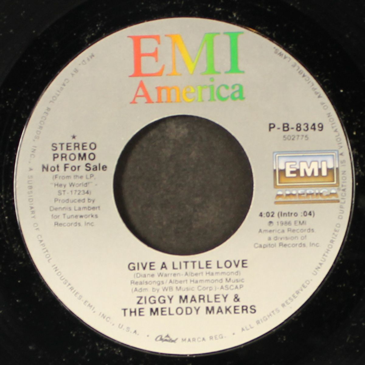 give a little love / same by ZIGGY MARLEY