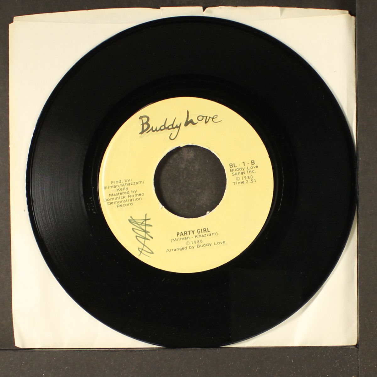 sheila / party girl by BUDDY LOVE