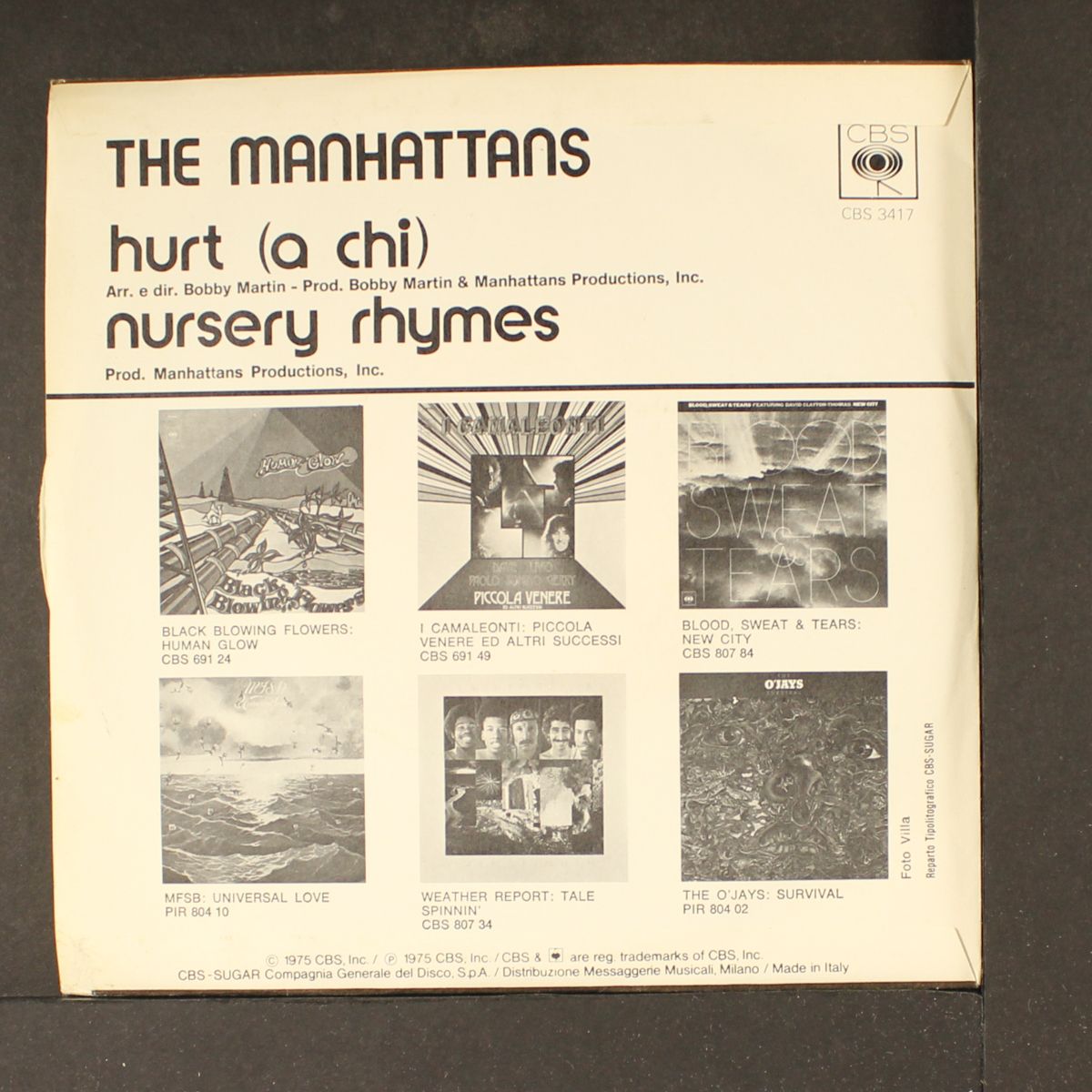 hurt / nursery rhymes by MANHATTANS