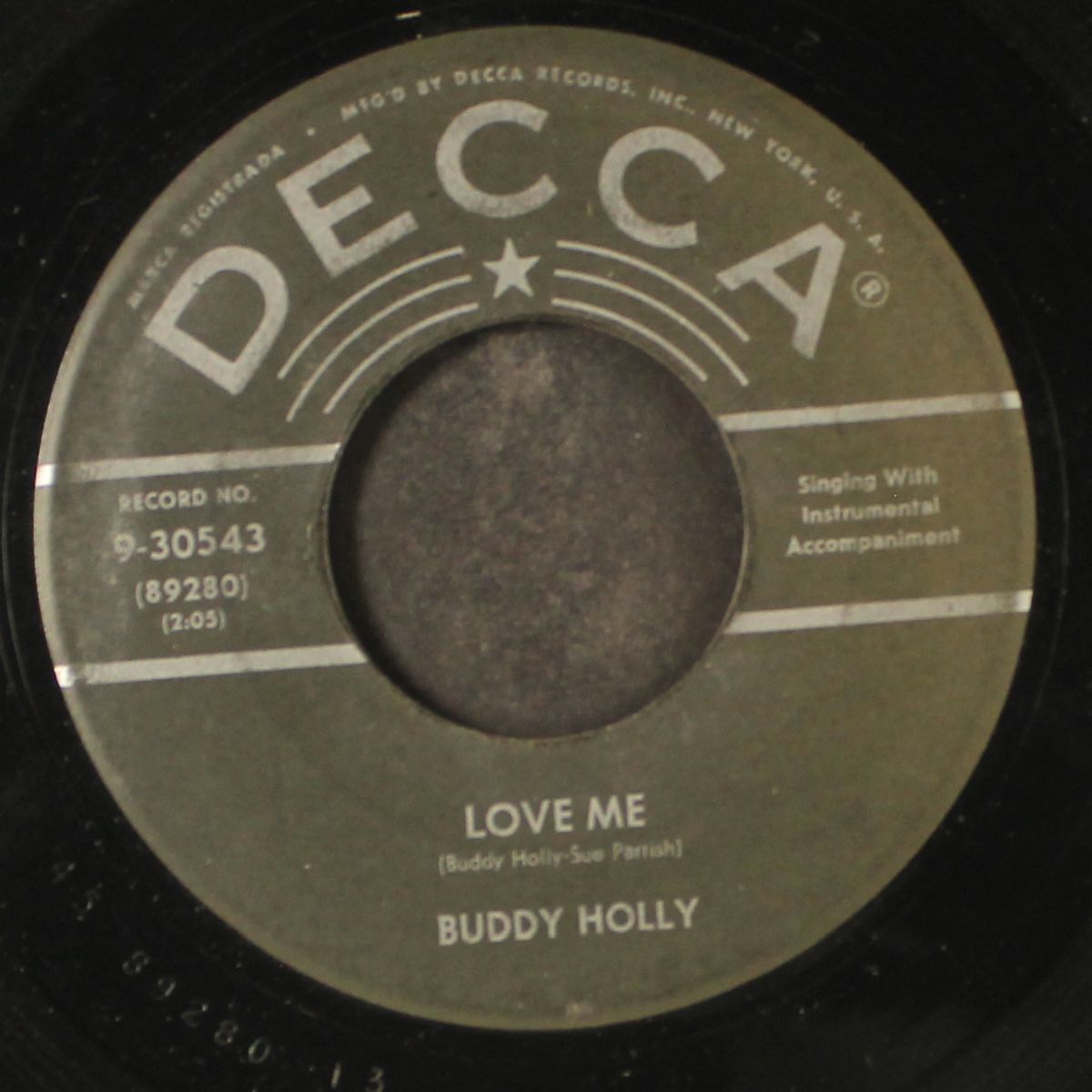 love me / you are my one desire by BUDDY HOLLY