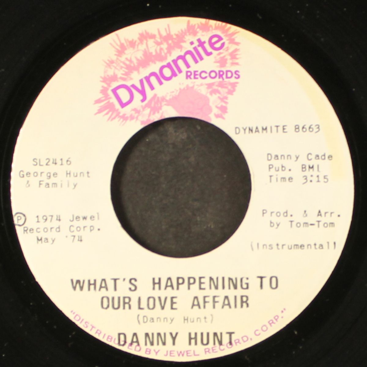 what's happening to our love affair / instrumental by DANNY HUNT
