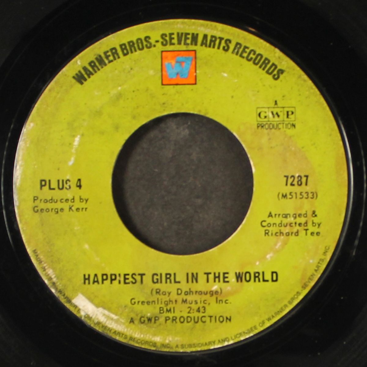 happiest girl in the world / hang on by PLUS 4
