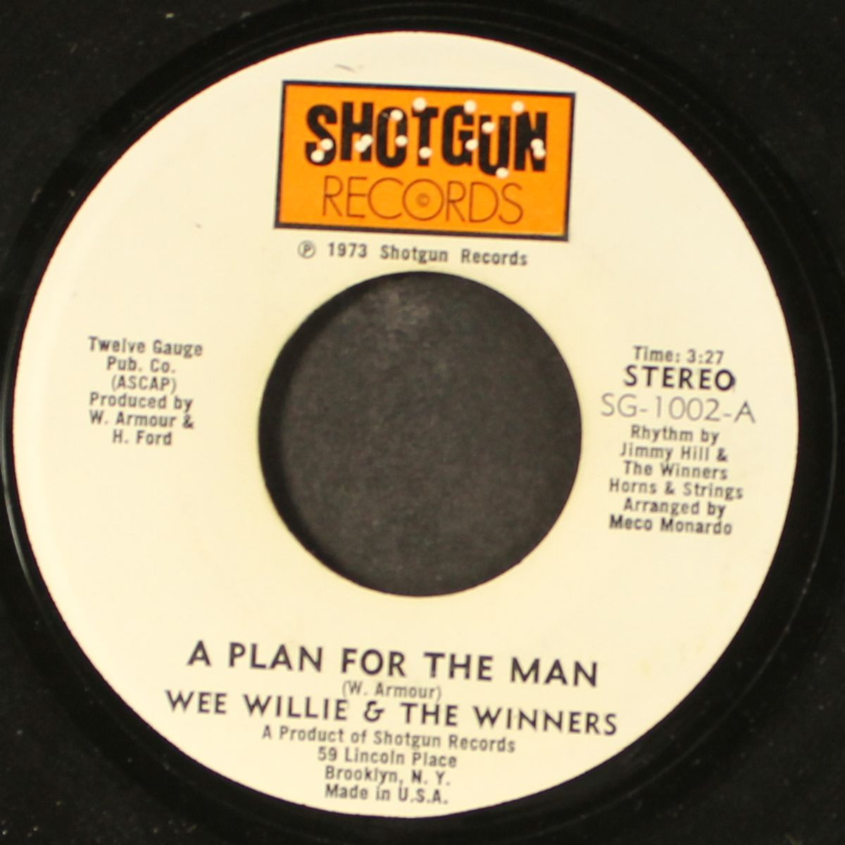 get some / a plan for the man by WEE WILLIE & WINNERS