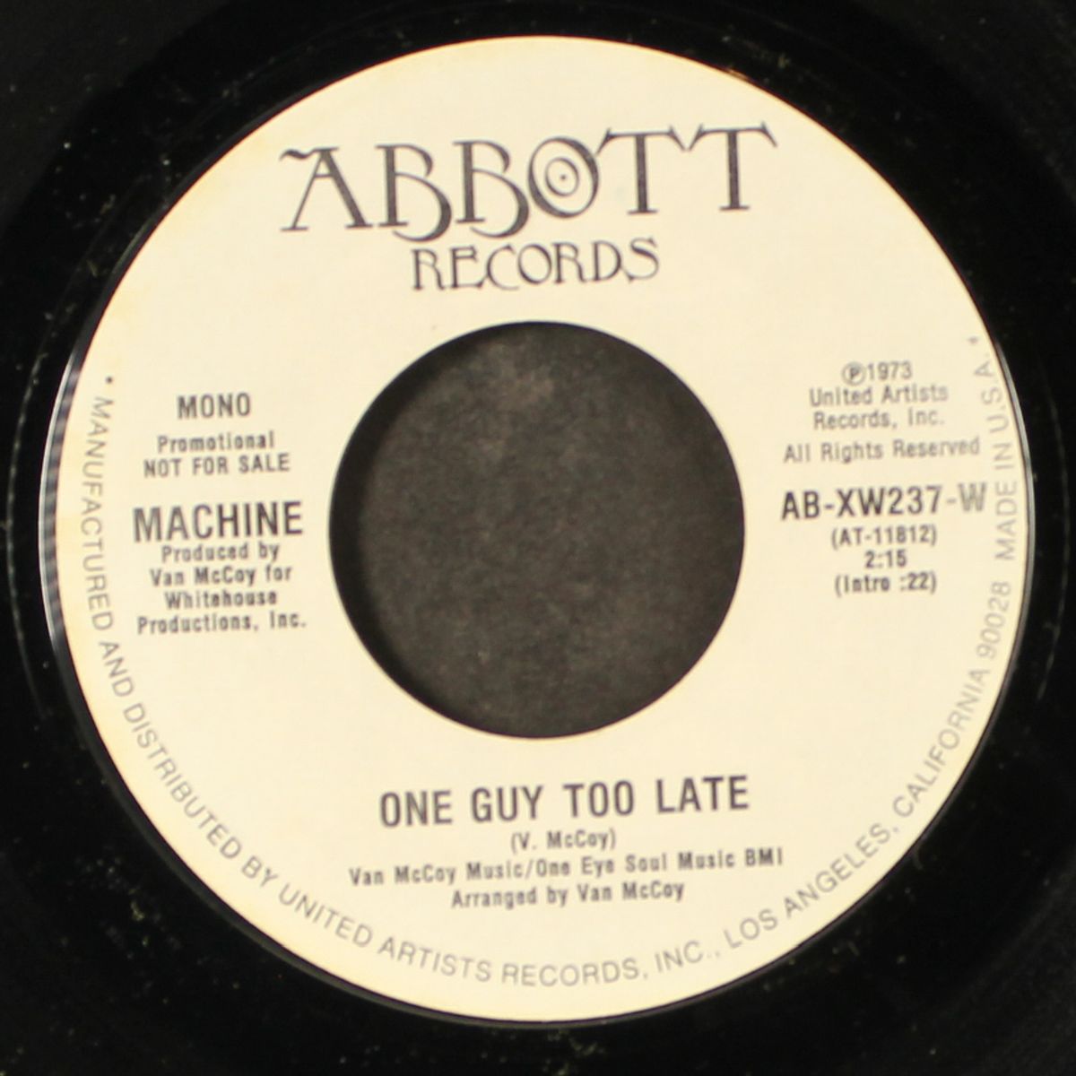 one guy too late / mono by MACHINE