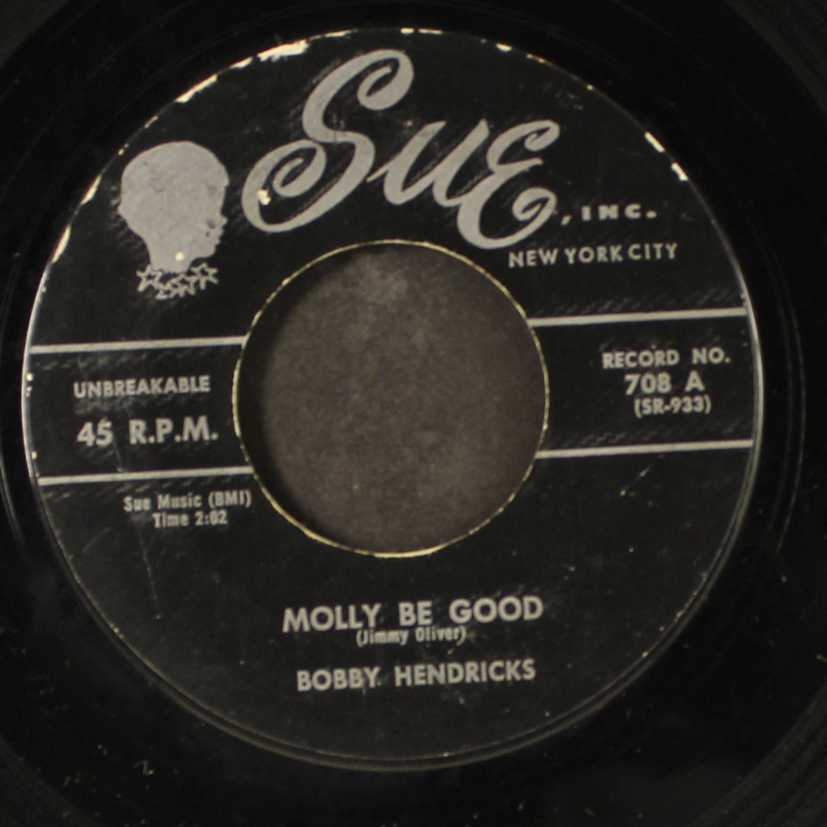 dreamy eyes / molly be good by BOBBY HENDRICKS