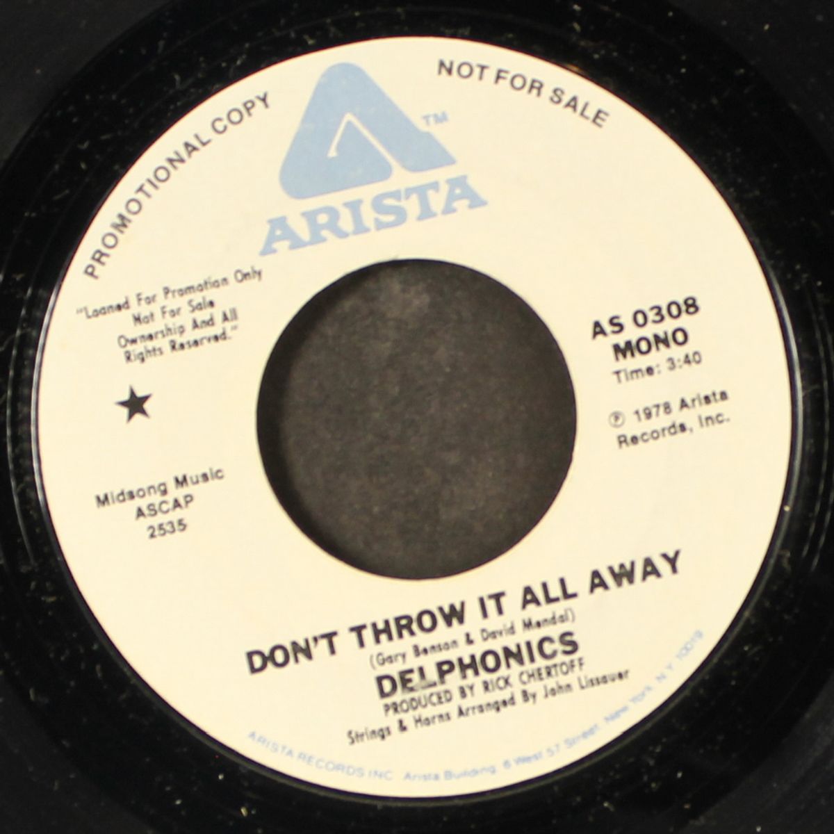 don't throw it all away / mono by DELPHONICS