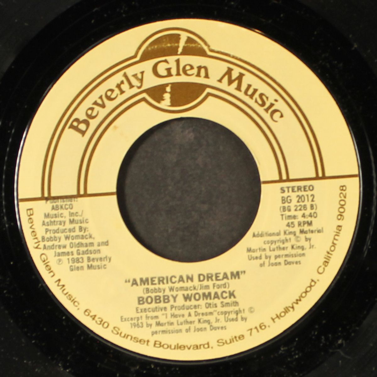 love has finally come at last / american dream by BOBBY WOMACK & PATTI LABELLE
