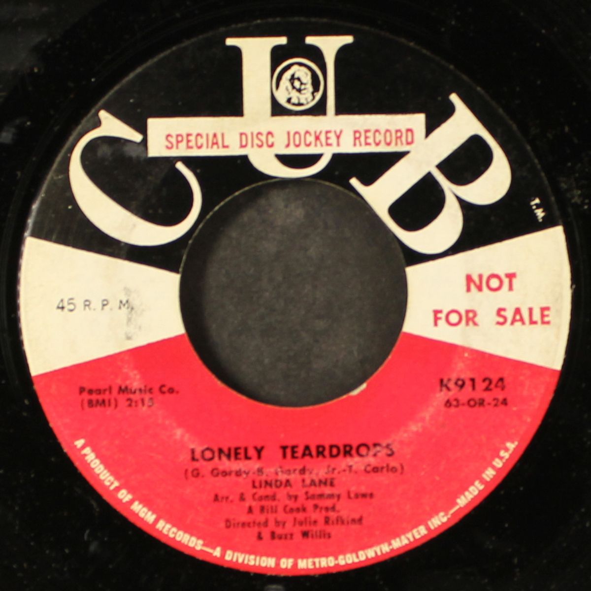 lonely teardrops / cancel the celebration by LINDA LANE