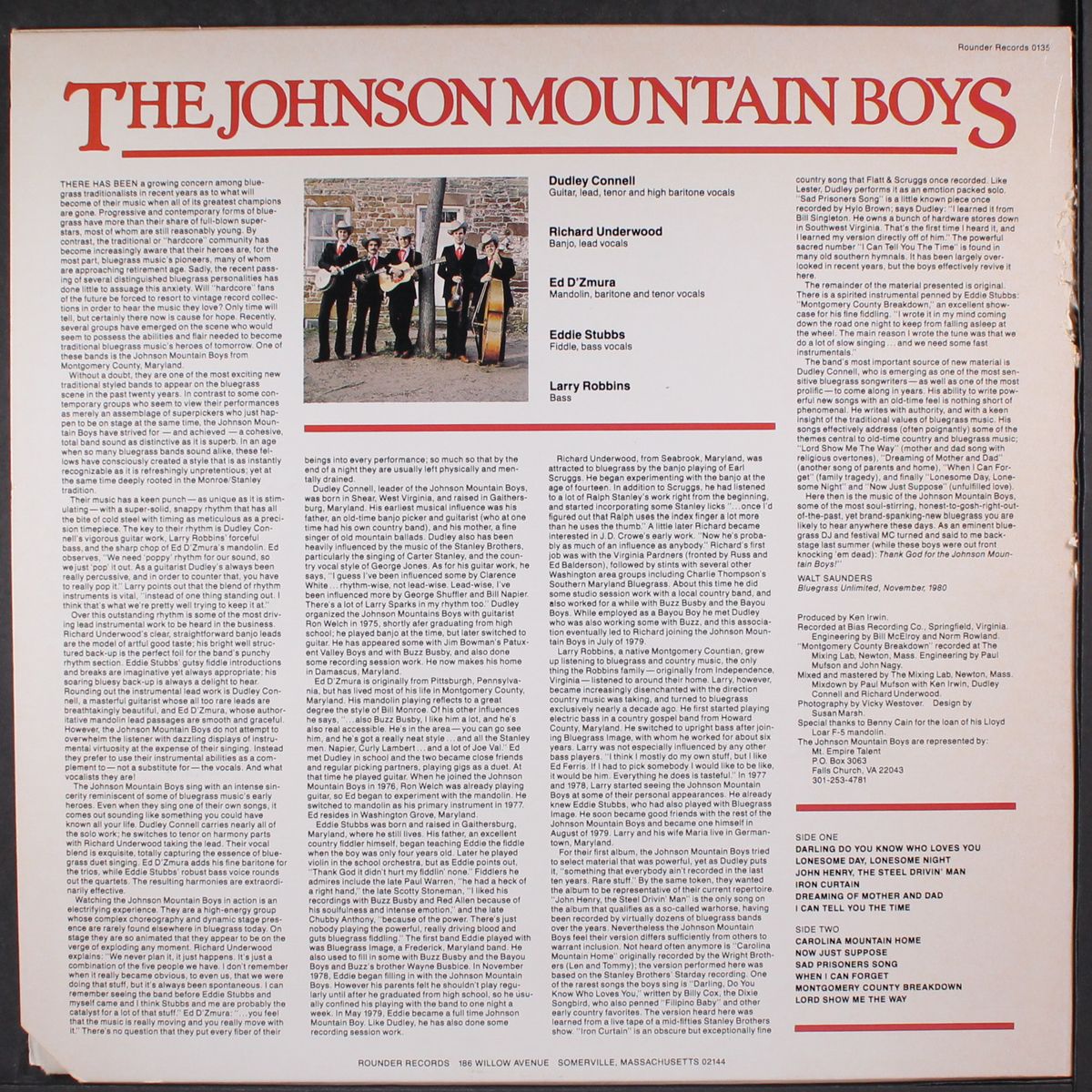 the johnson mountain boys by JOHNSON MOUNTAIN BOYS