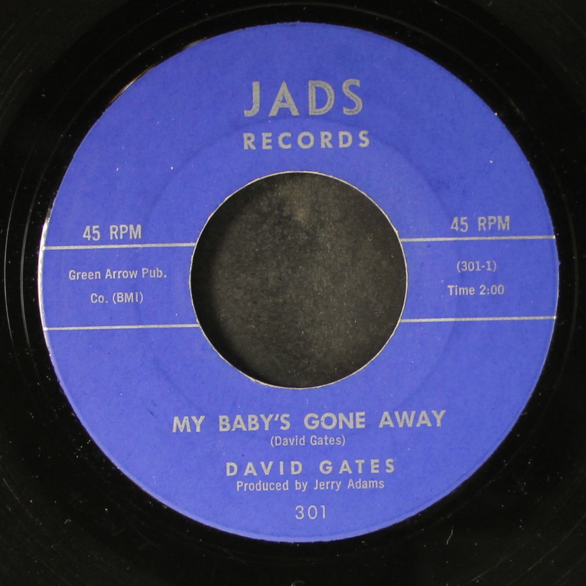 my baby's gone away / kiss and tell by DAVID GATES