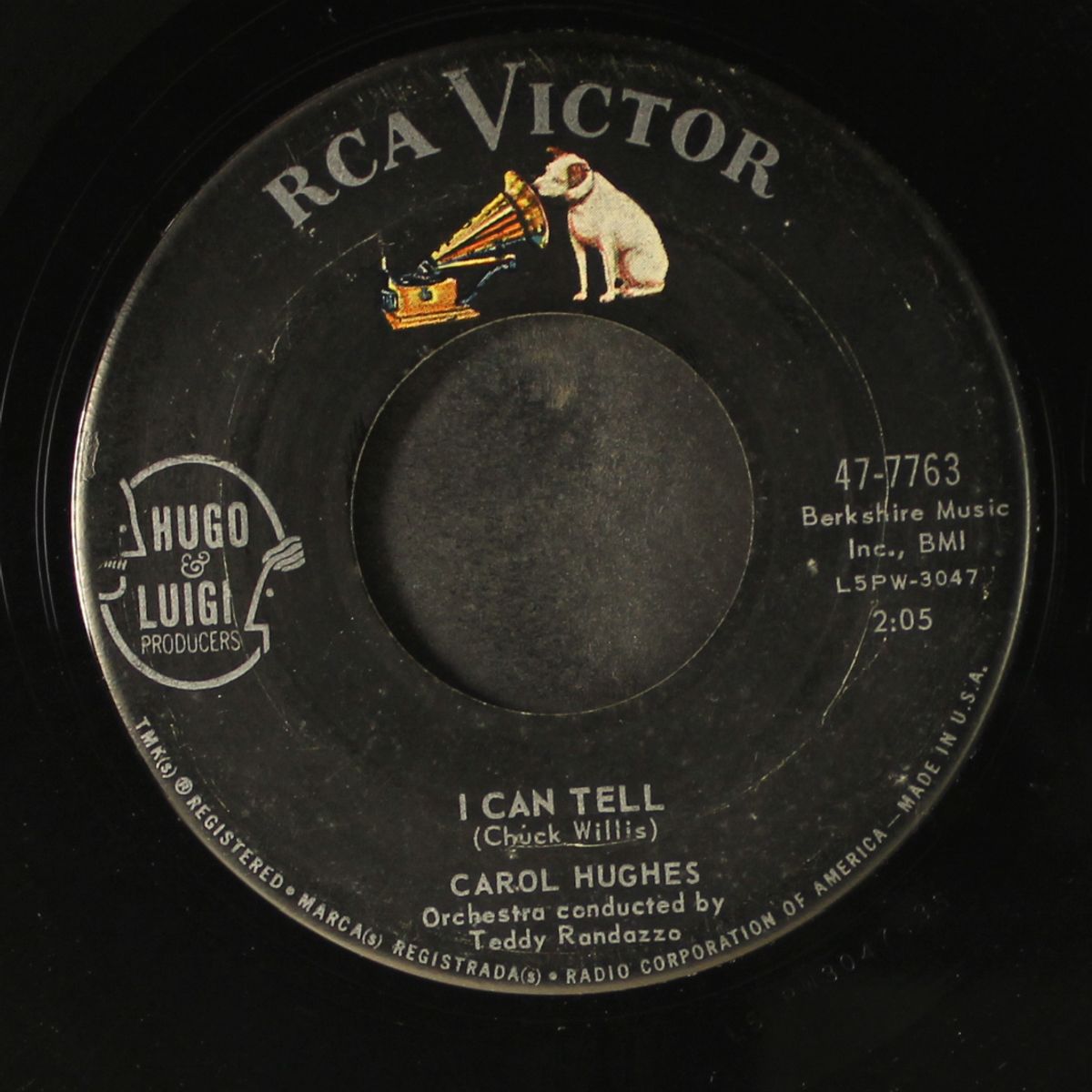 congratulations / i can tell by CAROL HUGHES