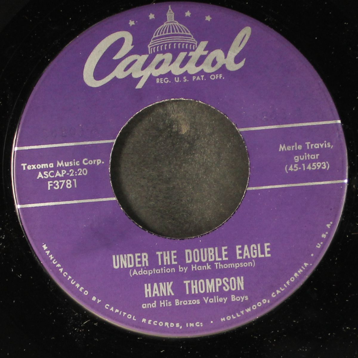 tears are only rain / under the double eagle by HANK THOMPSON