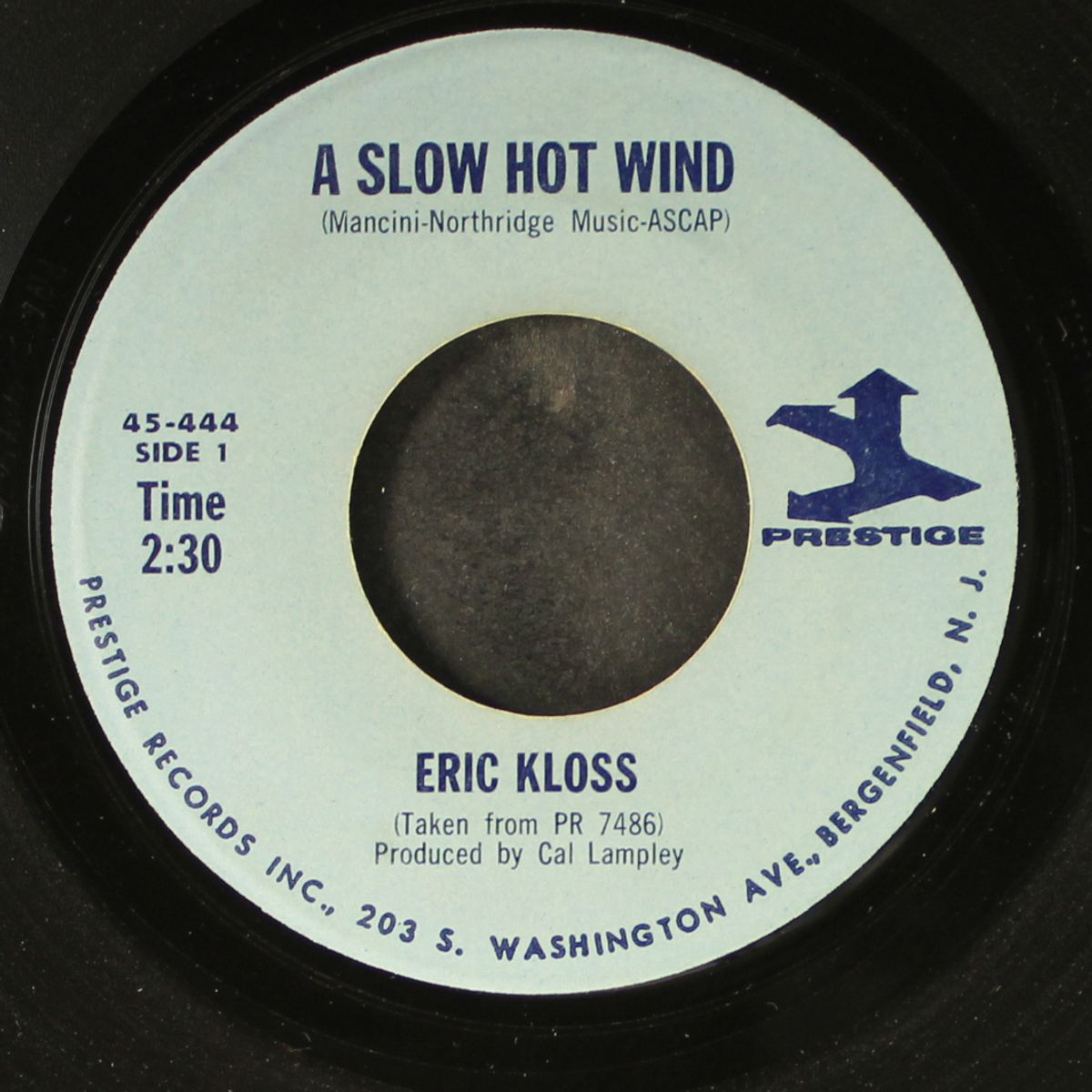 a slow hot wind / a day in the life of a fool by ERIC KLOSS