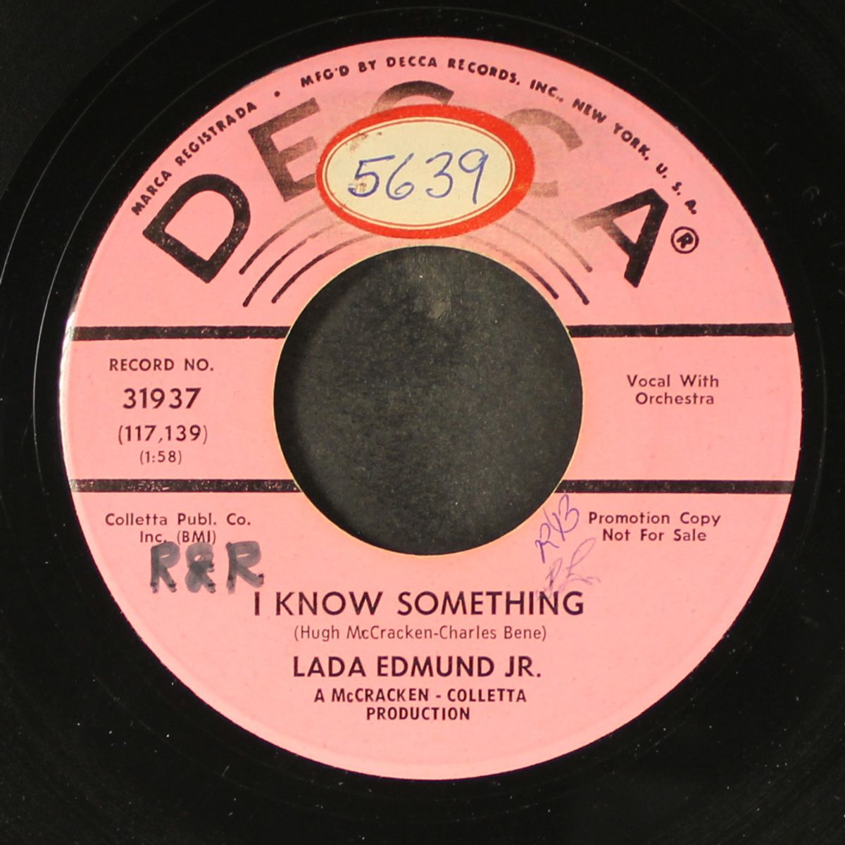 i know something / once upon a time by LADA EDMUND JR.