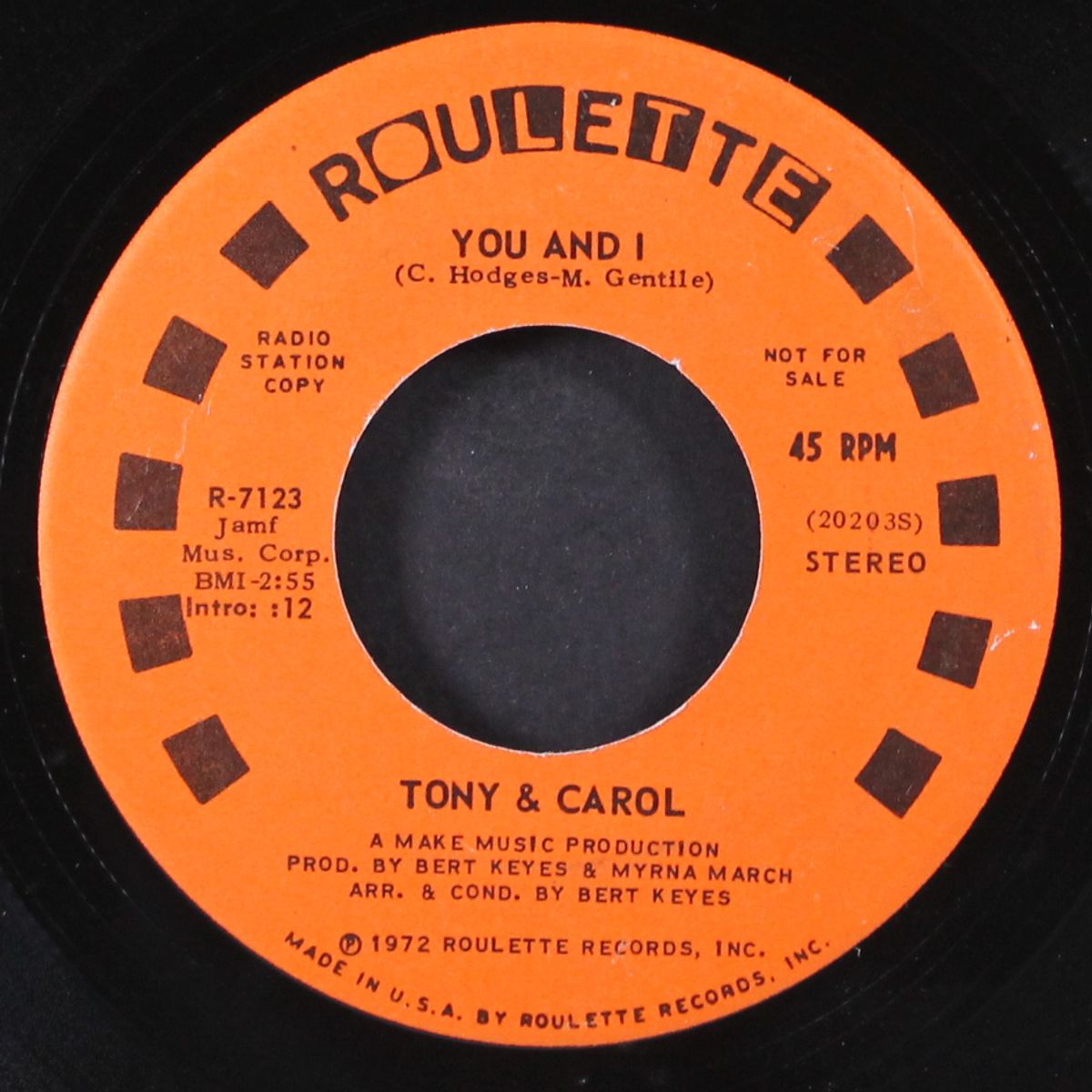 you and i by TONY & CAROL