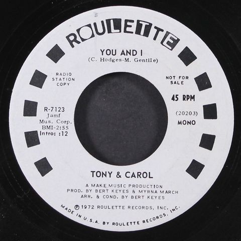 TONY & CAROL