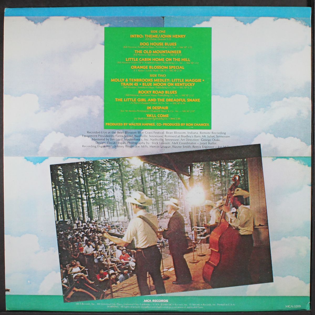 bean blossom '79 by BILL MONROE