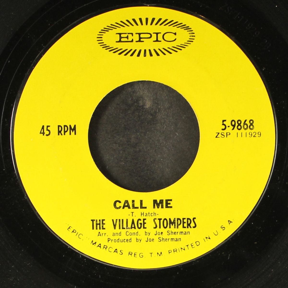 call me / the bird of bleeker street by VILLAGE STOMPERS