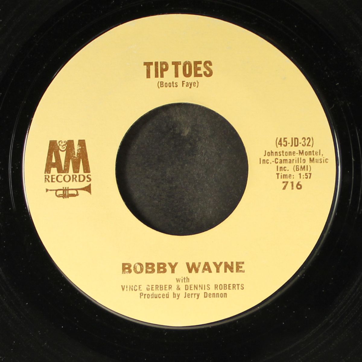 bobby's boogie #1 / tip toes by BOBBY WAYNE