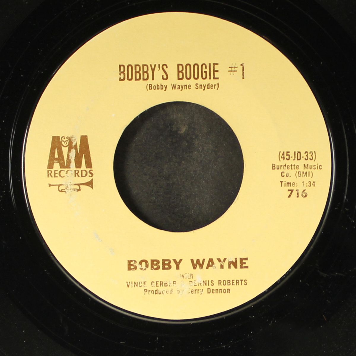 bobby's boogie #1 / tip toes by BOBBY WAYNE