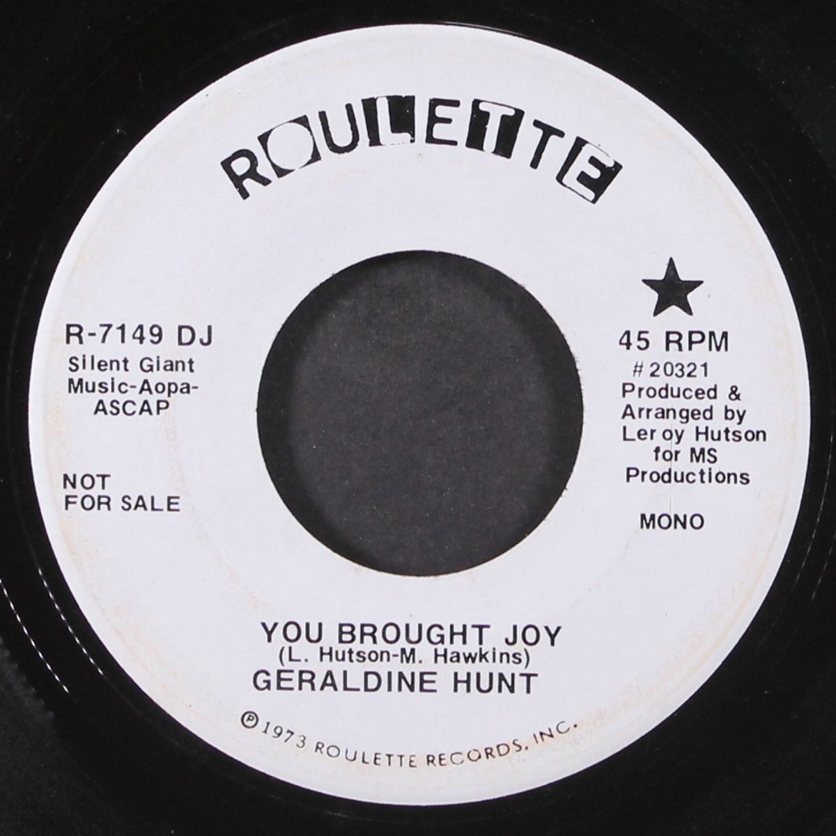 you brought joy / mono by GERALDINE HUNT