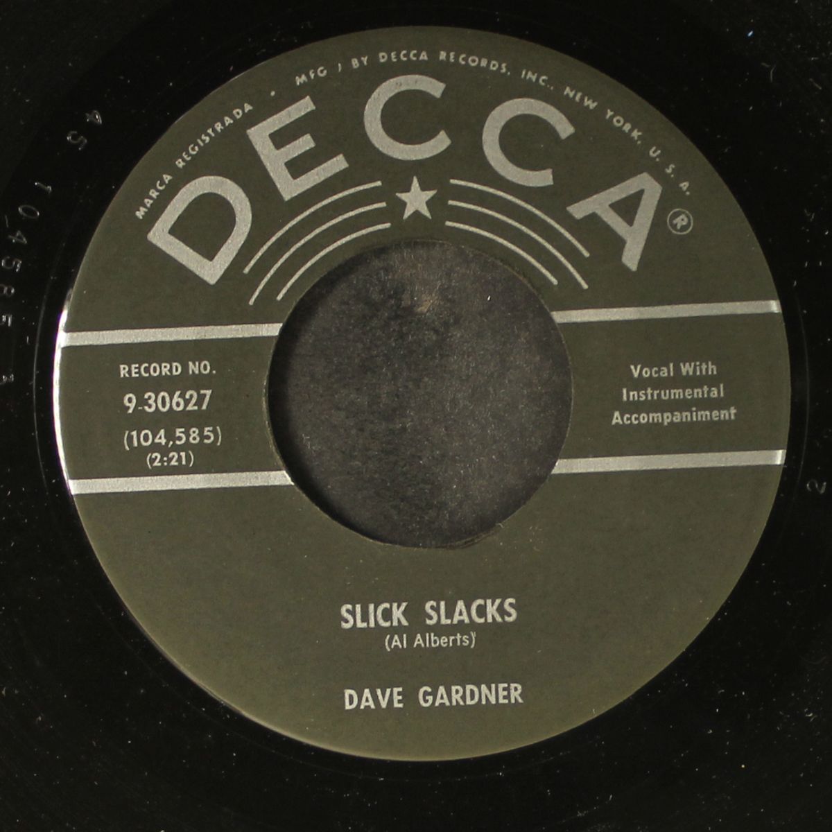 wild streak / slick slacks by DAVE GARDNER