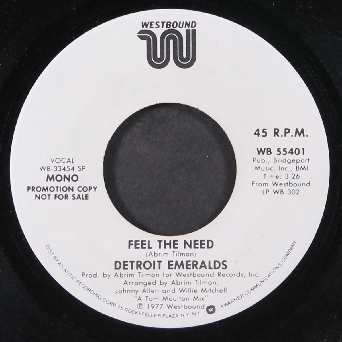 feel the need / mono by DETROIT EMERALDS
