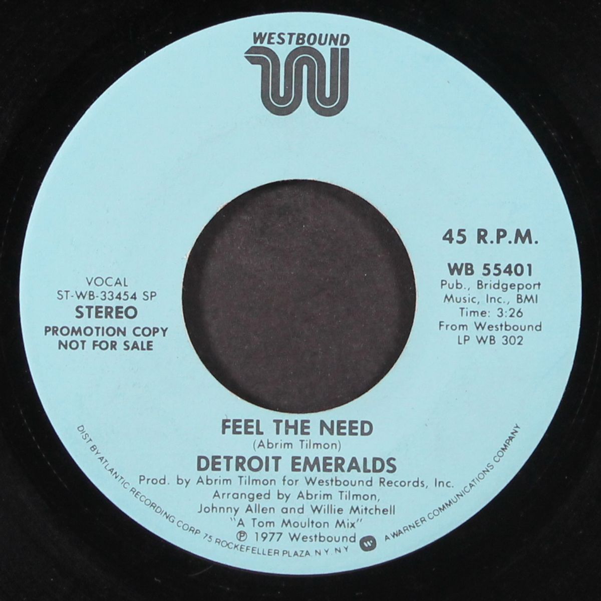 feel the need / mono by DETROIT EMERALDS