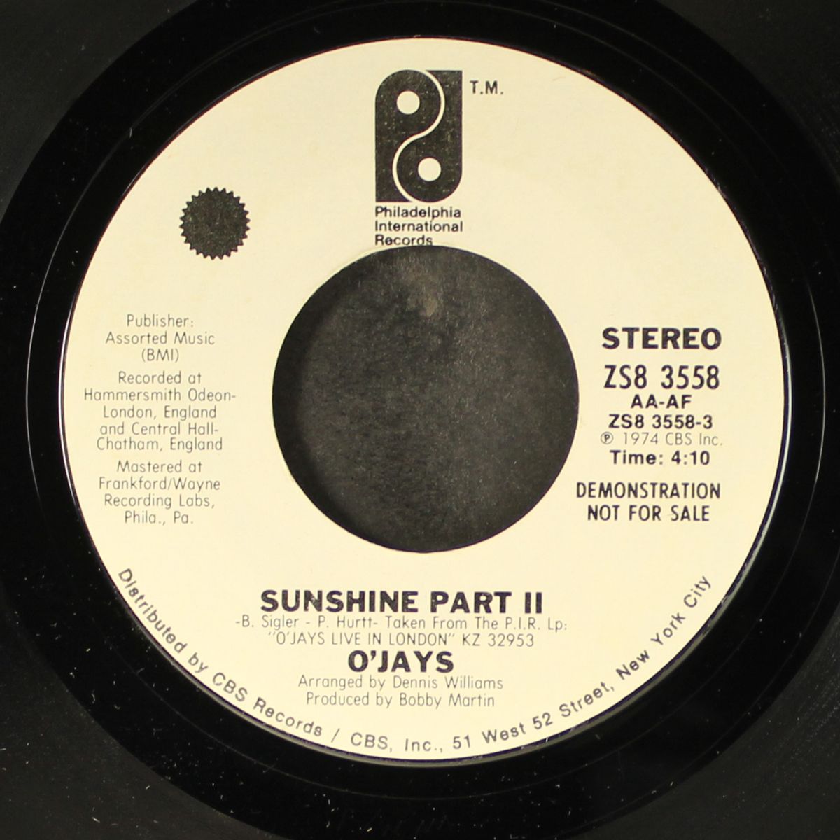 sunshine / mono by O'JAYS