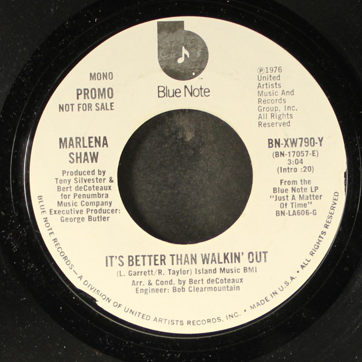 it's better than walkin' out / mono by MARLENA SHAW