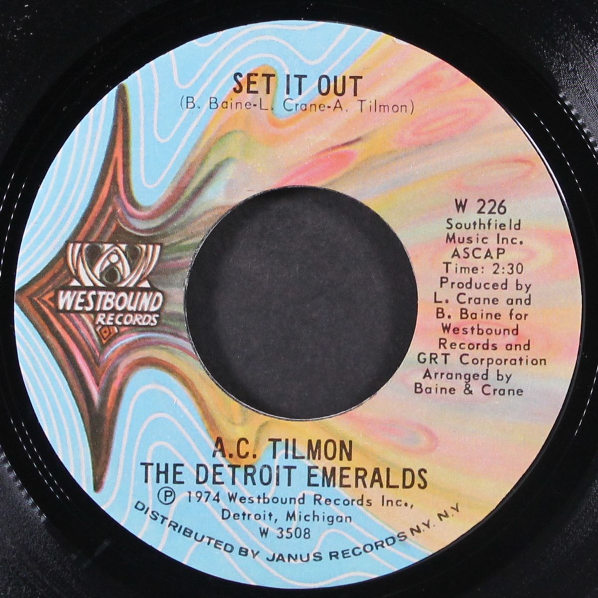 set it out / i'm qualified by A.C. TILMON & DETROIT EMERALDS