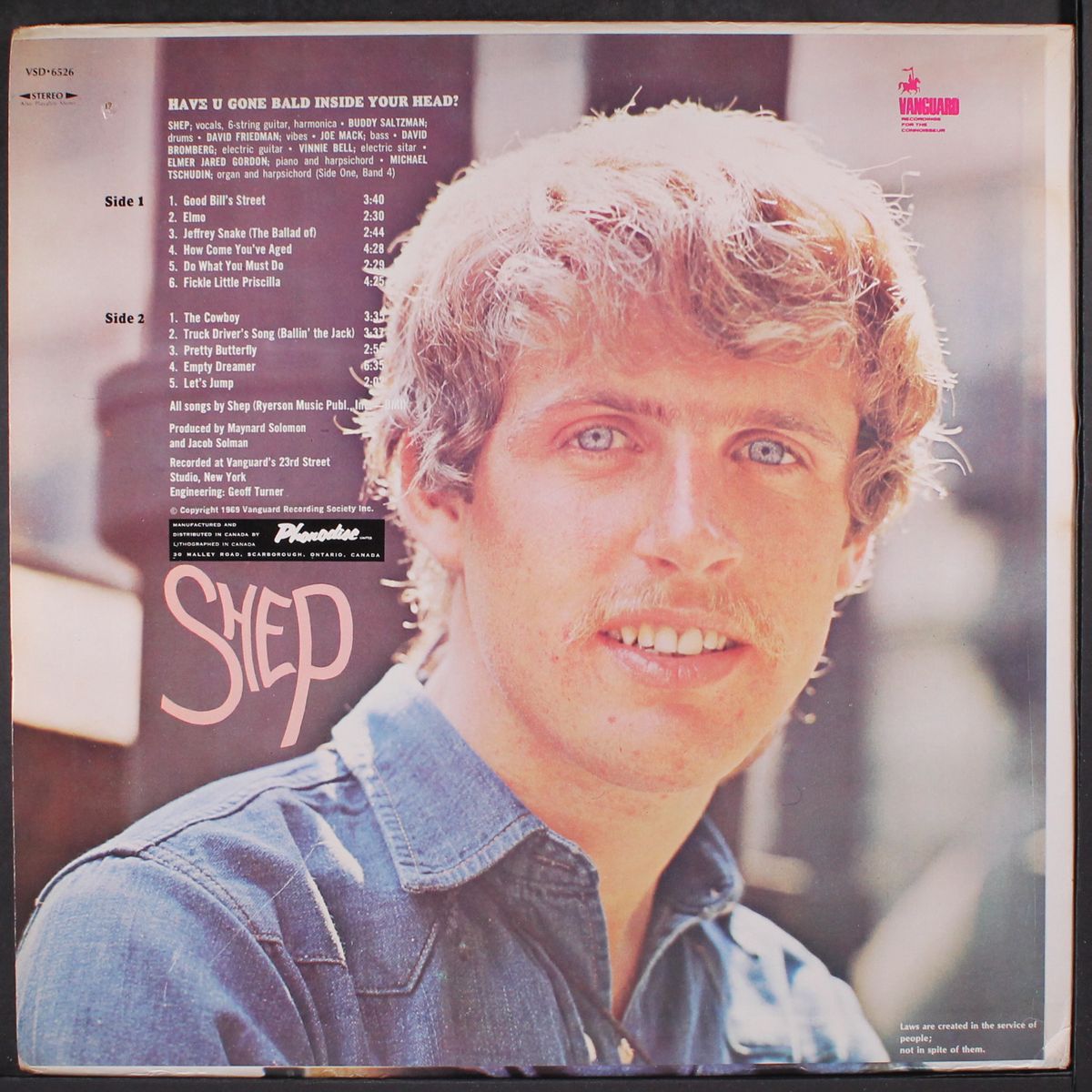 have u gone bald inside your head? by SHEP