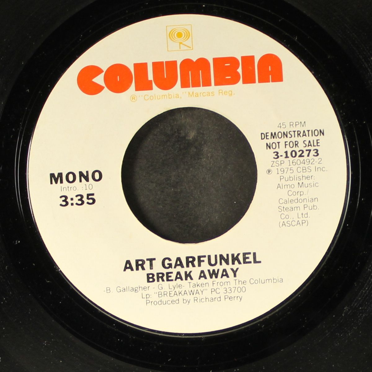 break away / mono by ART GARFUNKEL