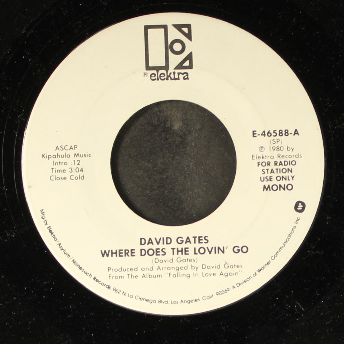 where does the lovin' go / mono by DAVID GATES