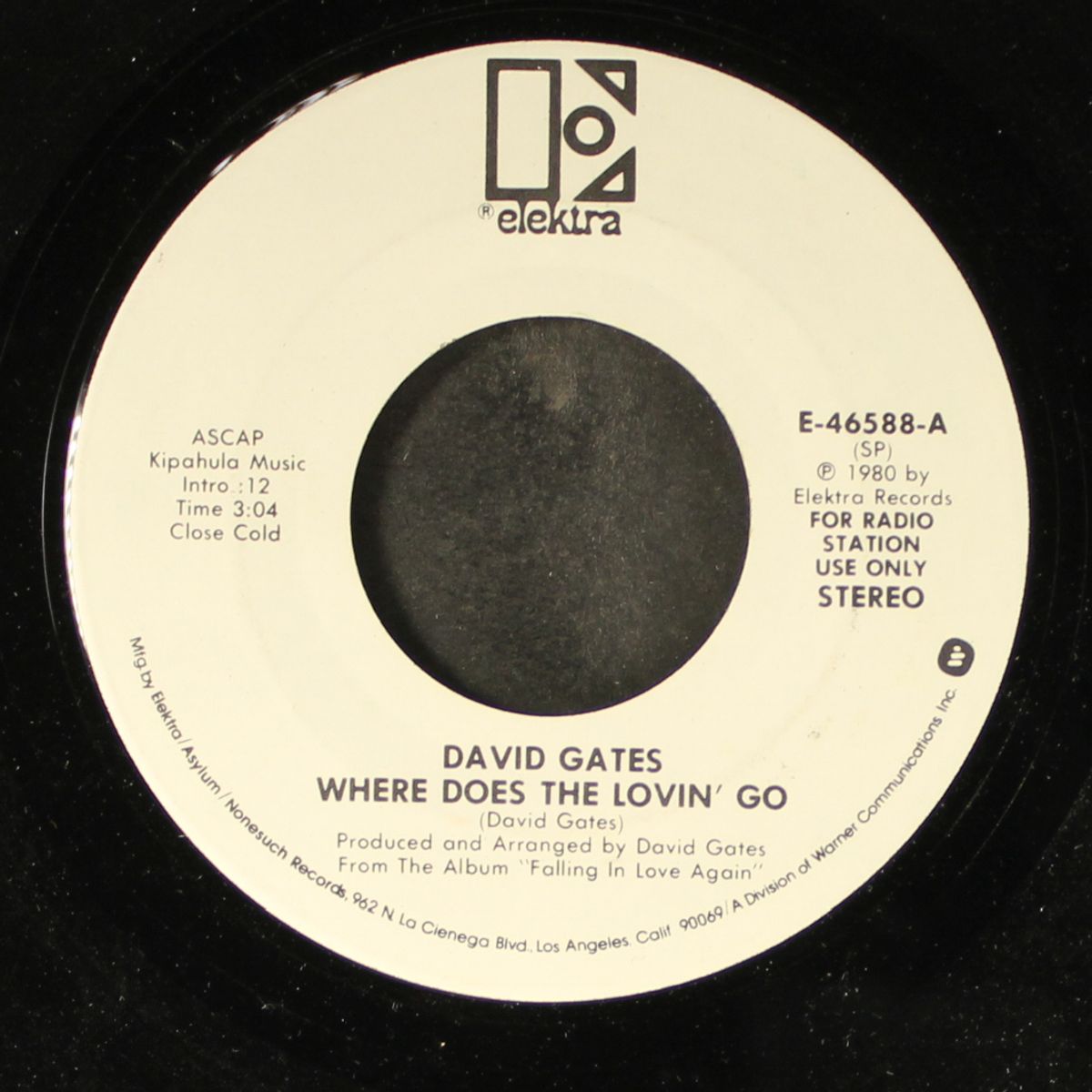 where does the lovin' go / mono by DAVID GATES
