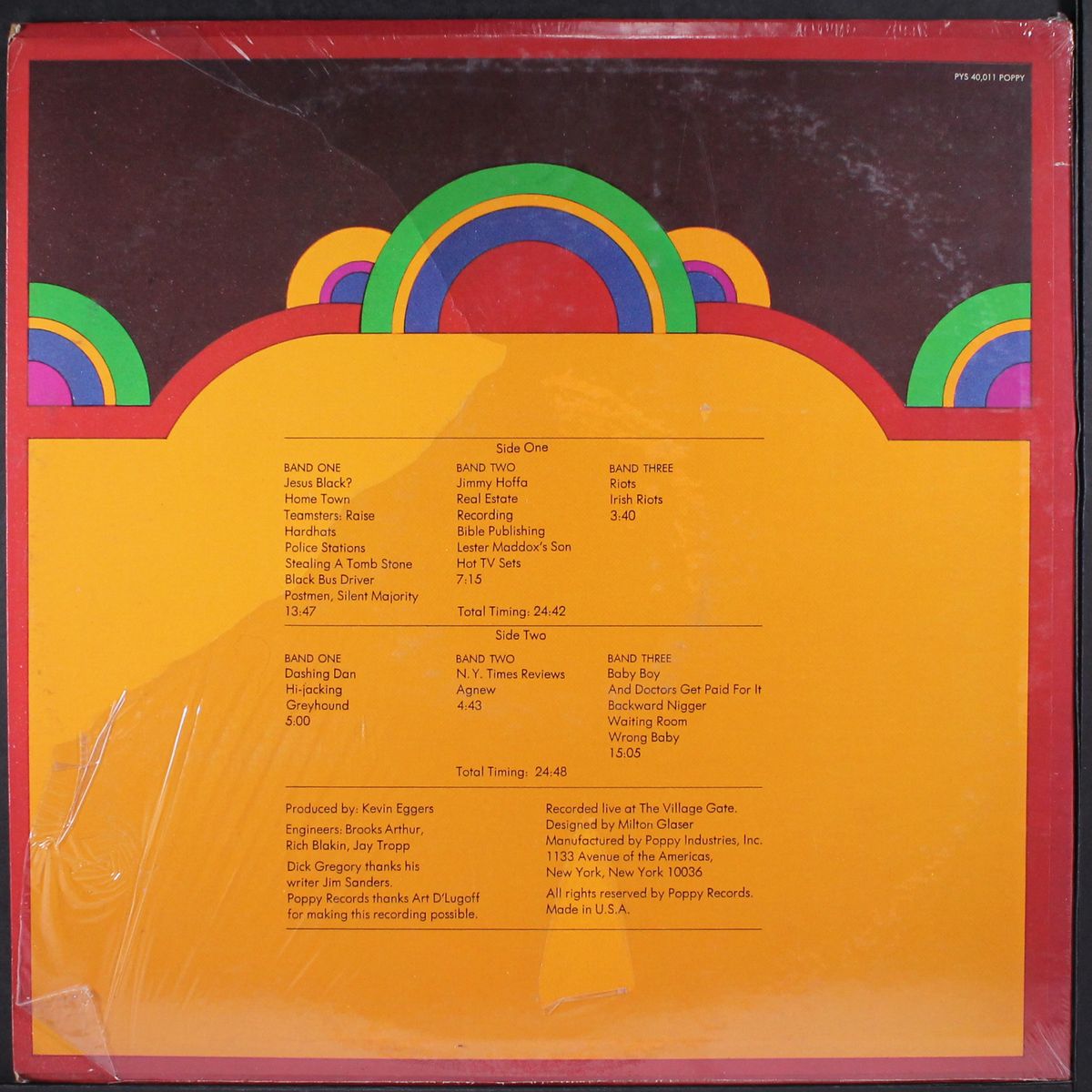 live at the village gate by DICK GREGORY