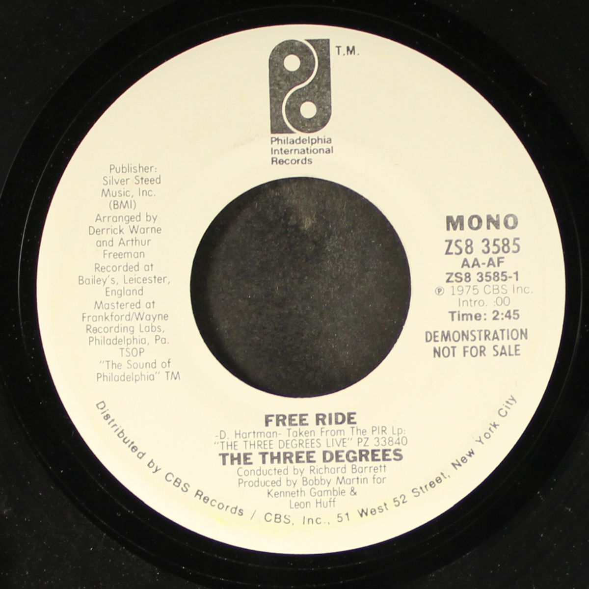 free ride / mono by THREE DEGREES