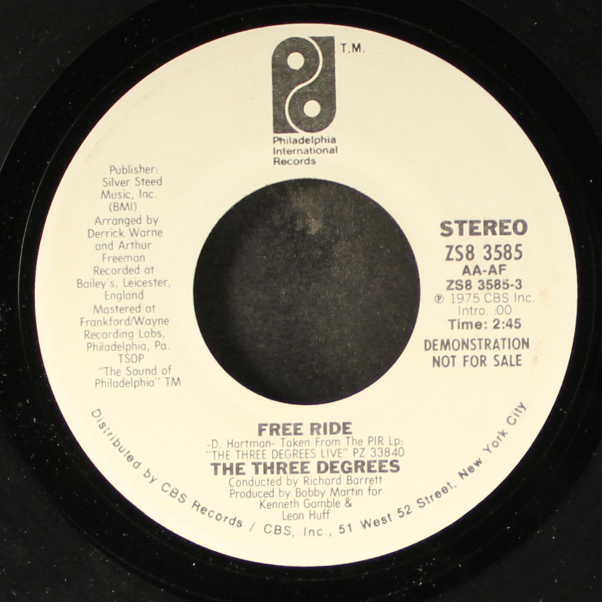 free ride / mono by THREE DEGREES