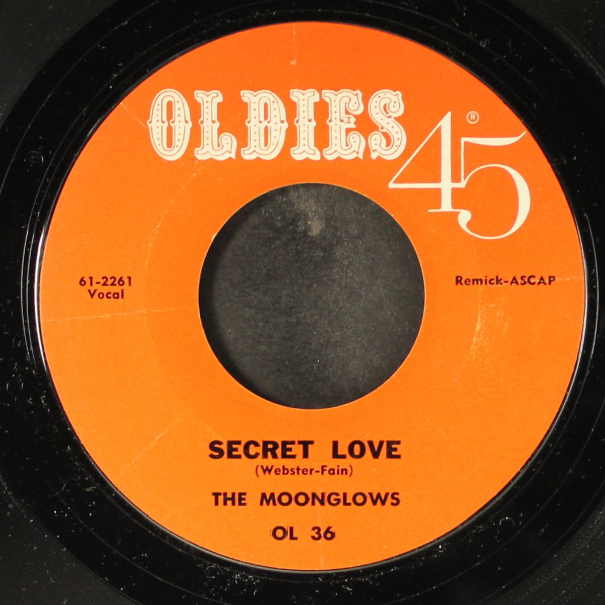 secret love / real gone mama by MOONGLOWS