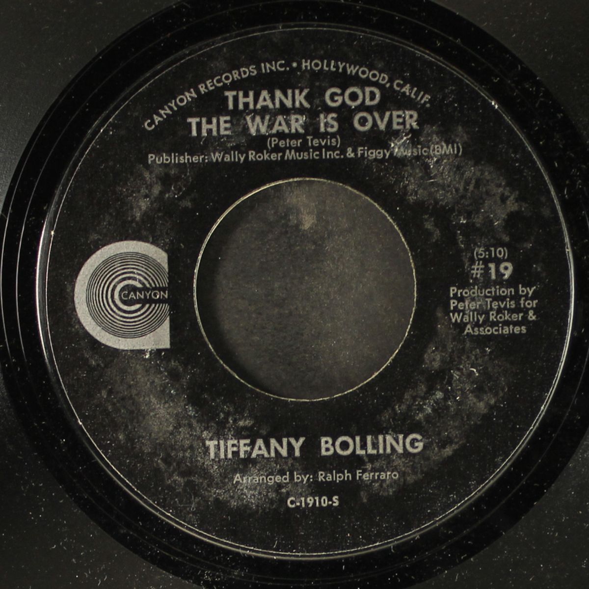 thank god the war is over / there'll come a day by TIFFANY BOLLING