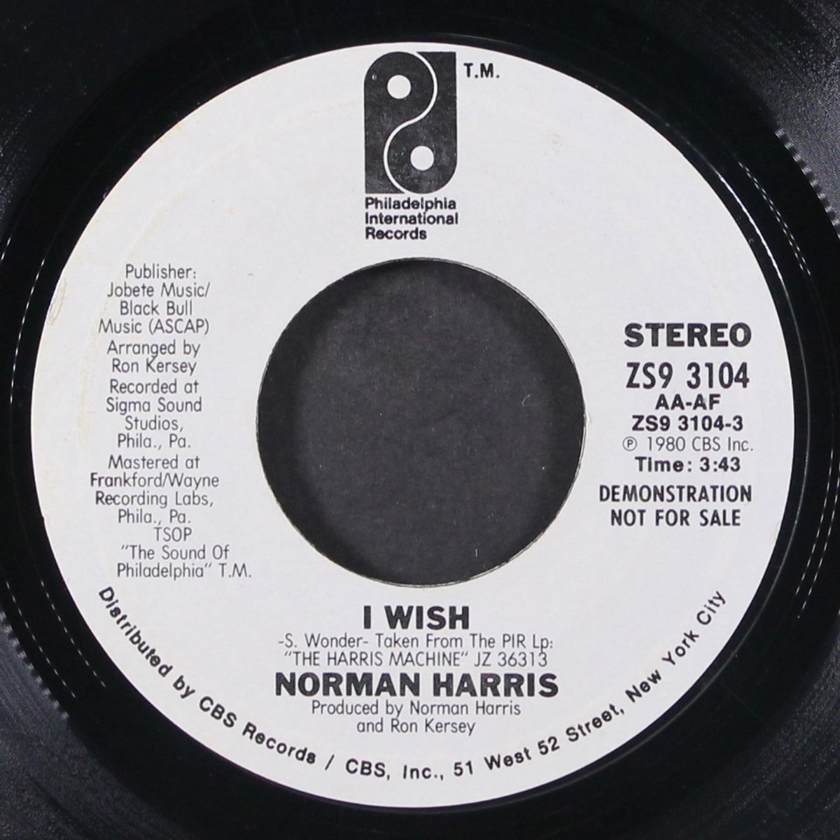 i wish / same by NORMAN HARRIS