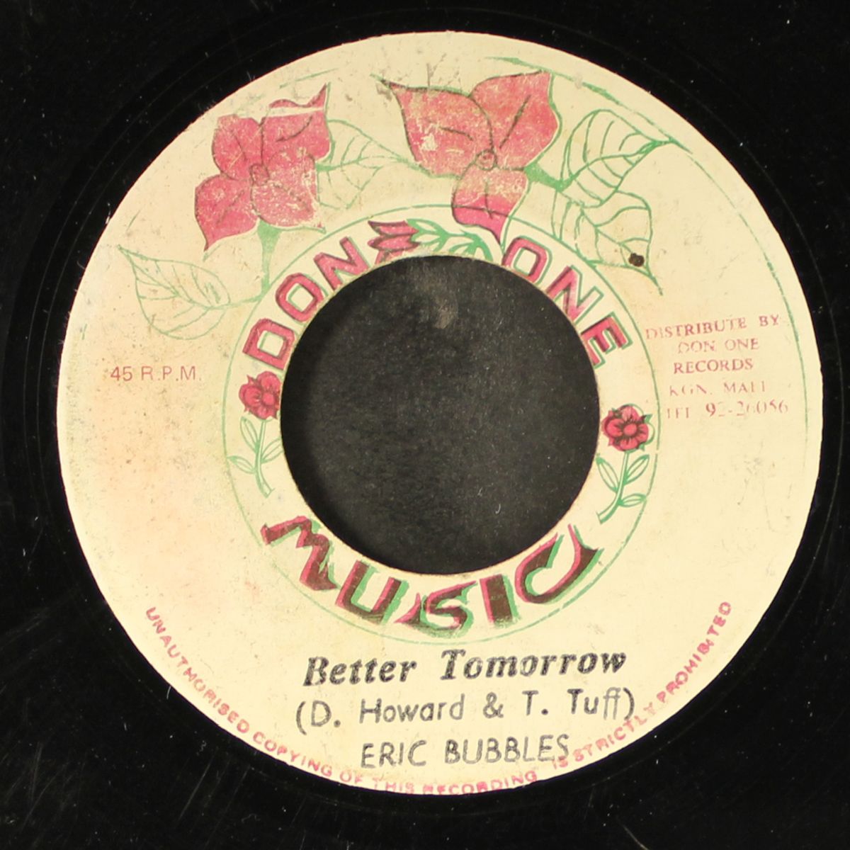 better tomorrow / version by ERIC BUBBLES