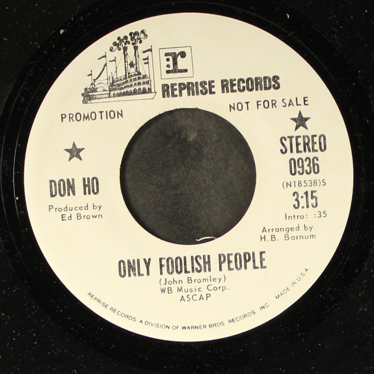 only foolish people / melody fayre by DON HO