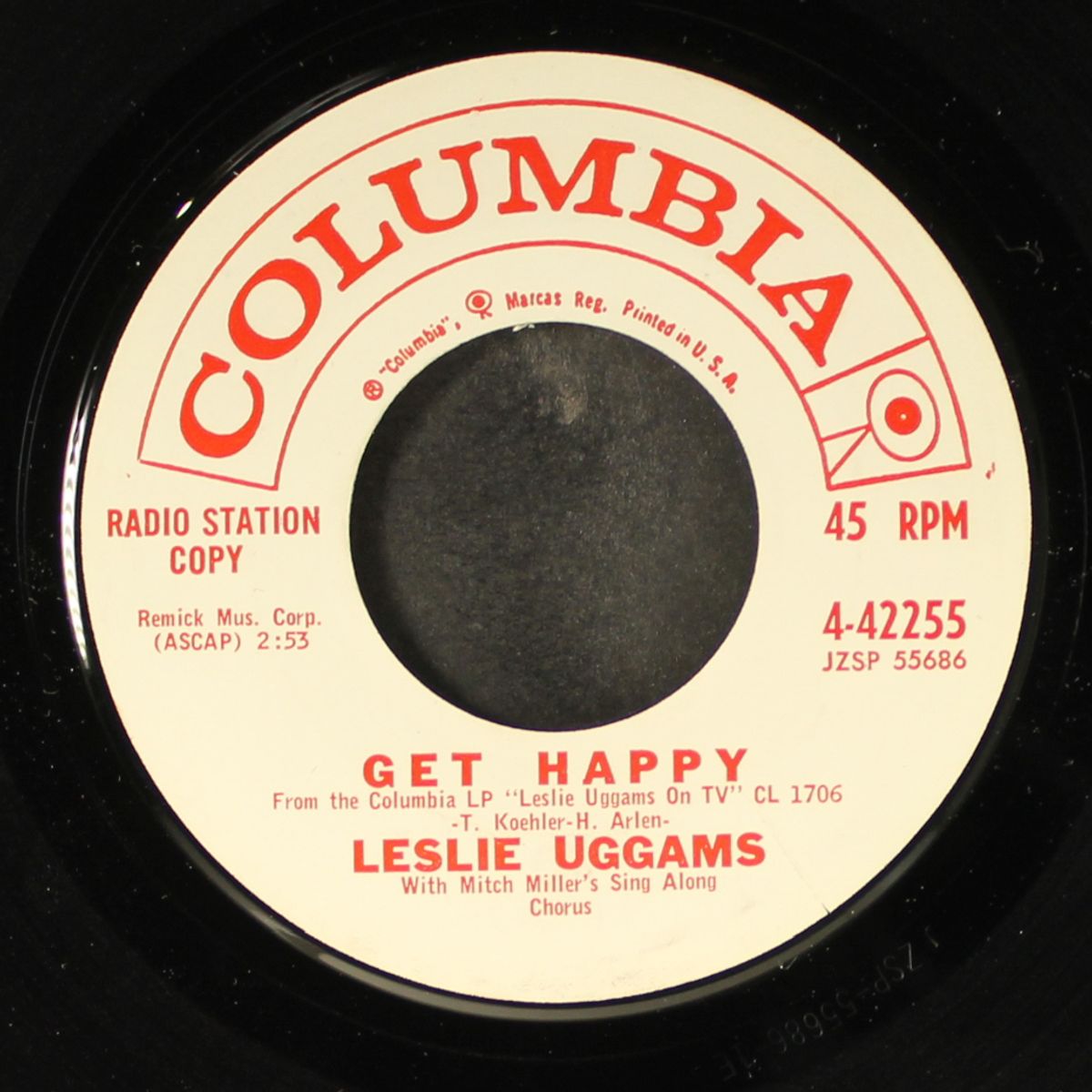 get happy / birth of the blues by LESLIE UGGAMS