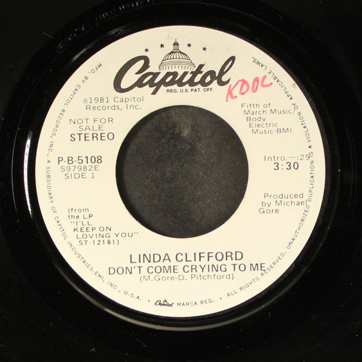 don't come crying to me / same by LINDA CLIFFORD