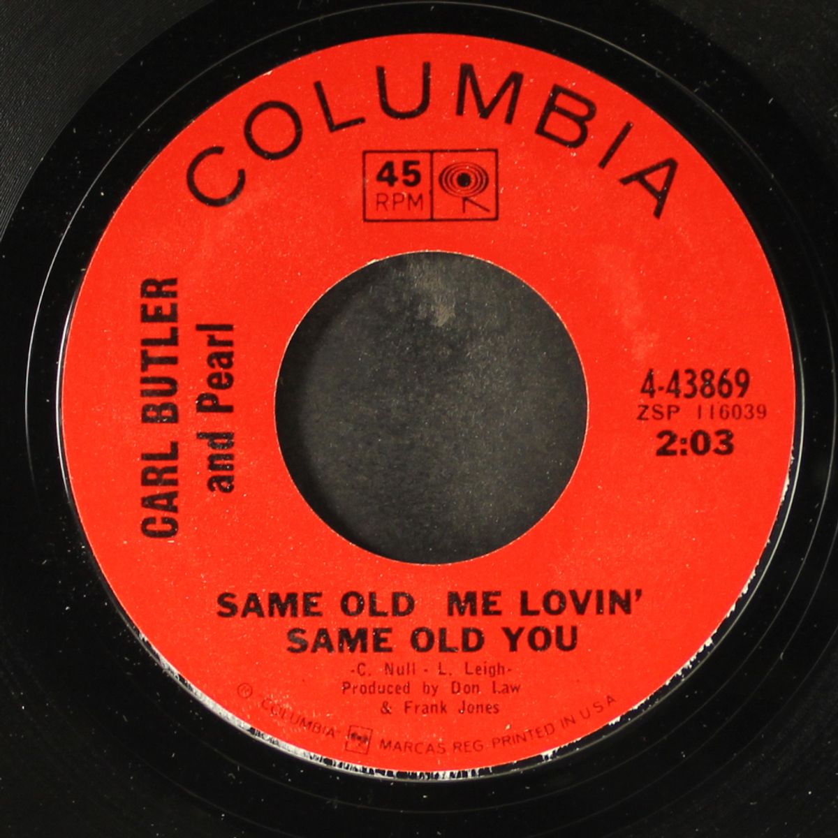 same old me lovin' same old you / dreaming of a little cabin by CARL BUTLER & PEARL