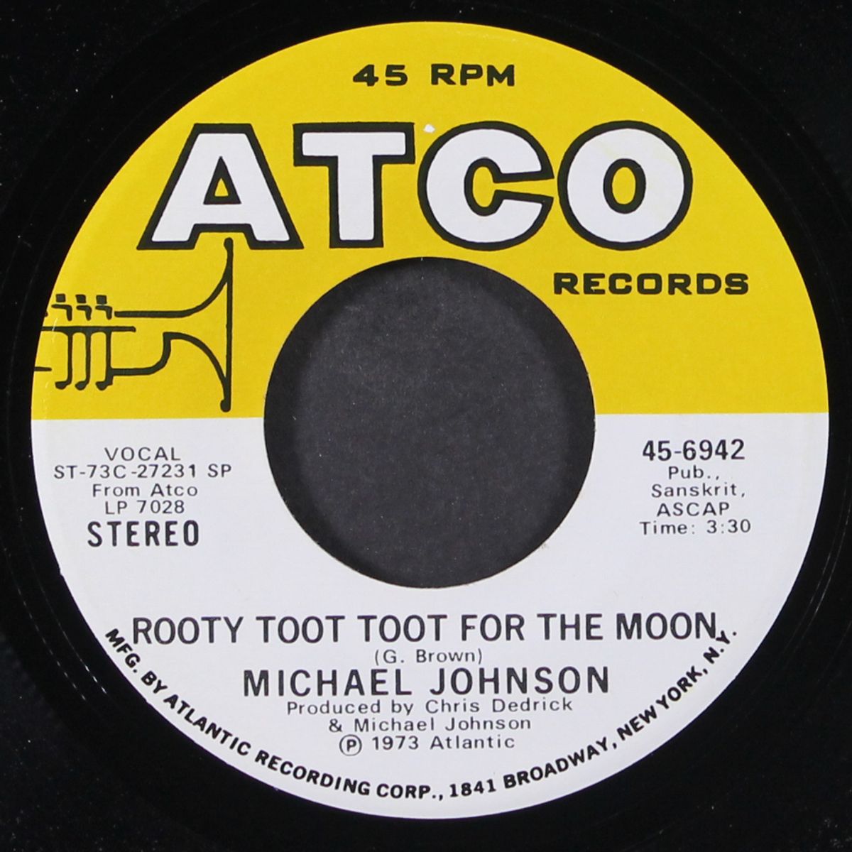 rooty toot toot for the moon / pilot me by MICHAEL JOHNSON