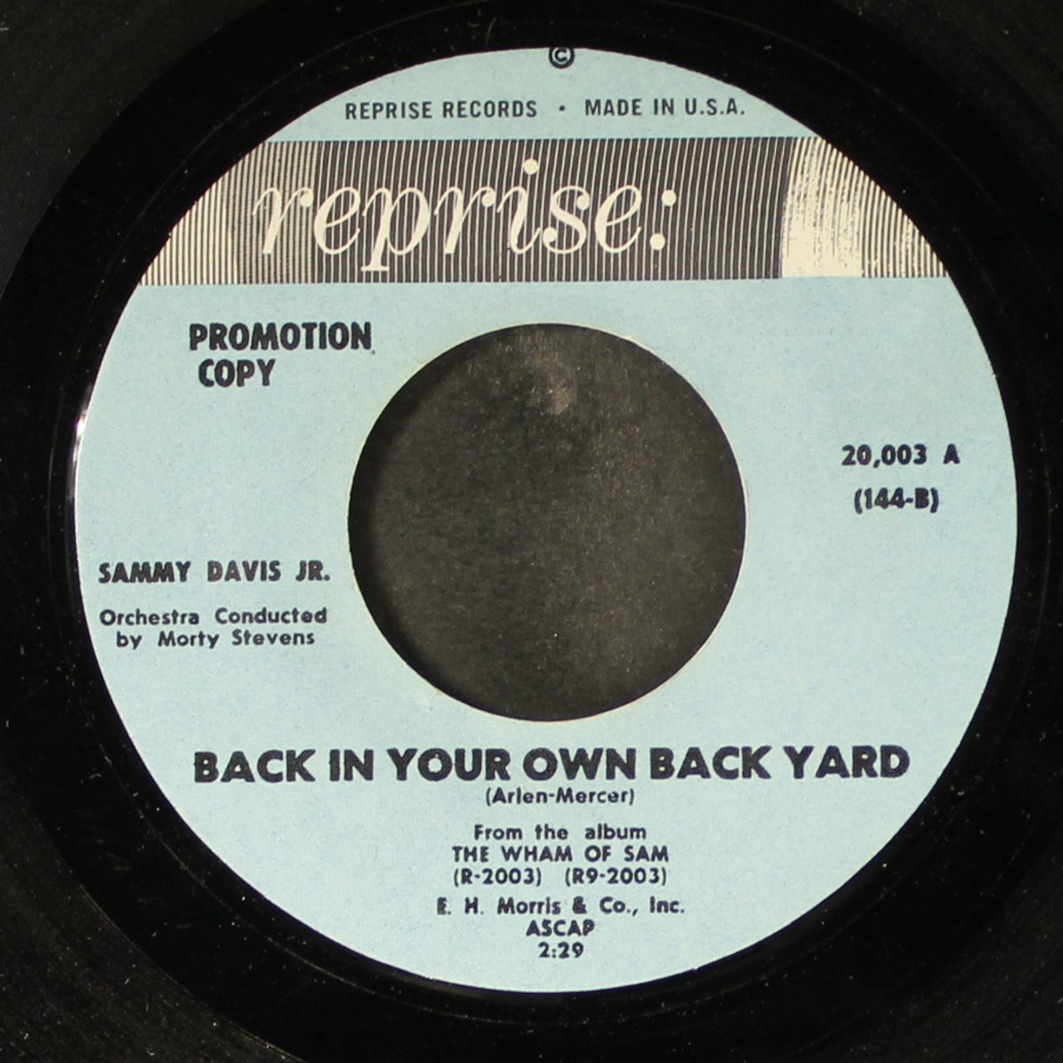 back in your own back yard / i'm a fool to want you by SAMMY DAVIS, JR.