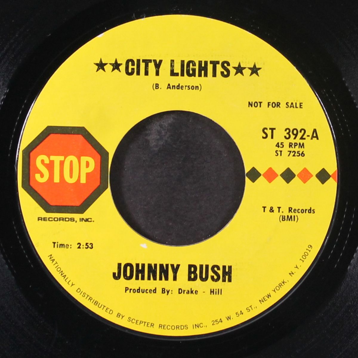 city lights / joy of loving you by JOHNNY BUSH